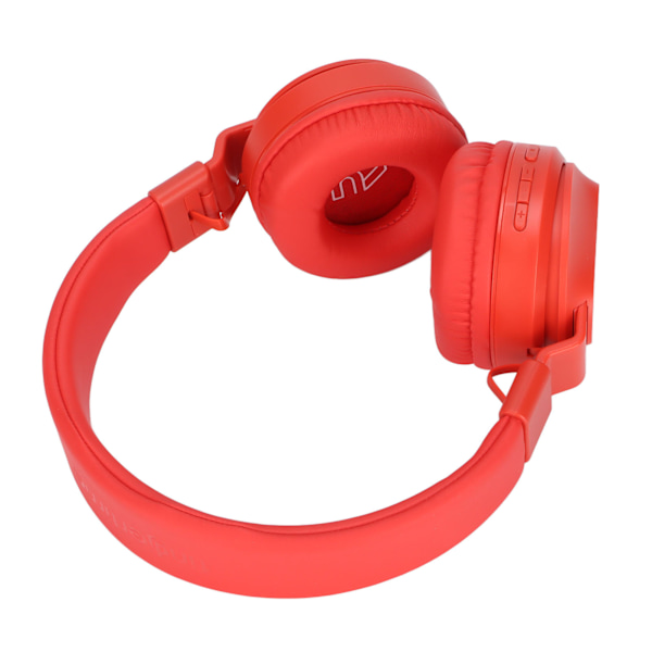 Fingertime BOBO1 Bluetooth-hörlurar för barn, stöder Line-in-uppspelningsläge, minneskortsuppspelningsläge, barnläge (Röd)