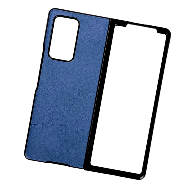 Läderfodral för Samsung Galaxy Z Fold 2 Mobiltelefon Anti-Fall Skyddsfodral Blå