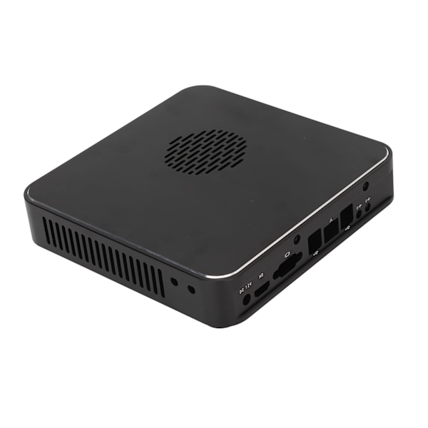Stationär Datorlåda Bra Värmeavledning Utsökt Kompakt Svart Mini HTPC-låda för Hemmavidodator