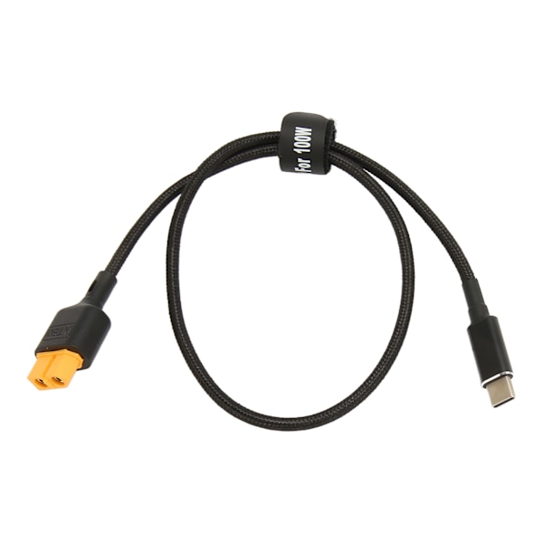 Typ C till XT60 Laddningskabel PD 100W Laddning USB C till XT60 Hona Laddningssladd för Tool Kitrc M7 M6 M6D M8S 0.5m/1.6ft