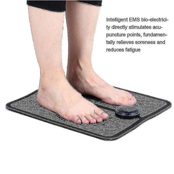 Ems elektrisk fotmassagedyna Fötter Muskelstimulator Massagematta