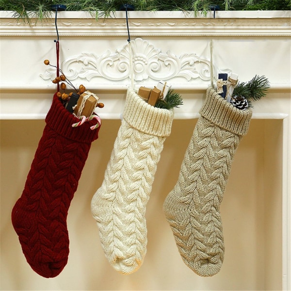 Julstrumpor Xmasstrumpor KHAKI