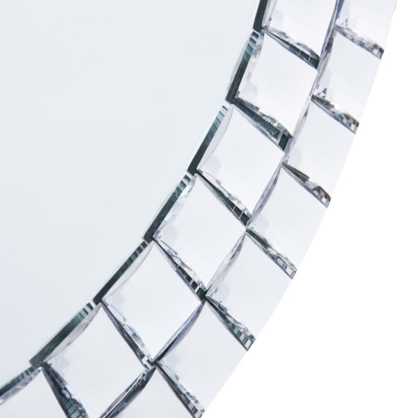 vidaXL Seinäpeili 60 cm karkaistu lasi silver