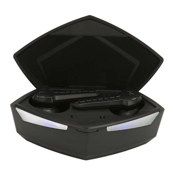 Bluetooth Gaming Ørepropper Stereo Lav Latens Duale Moduser Trådløse Øretelefoner med Innebygd Mikrofon for Telefon Laptop Svart