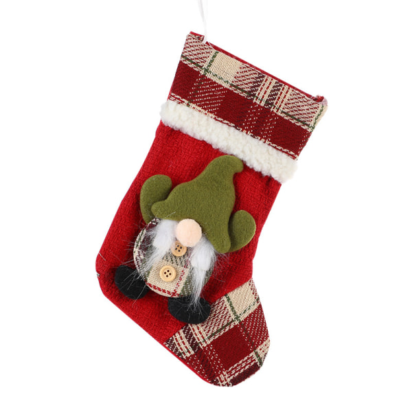 Julstrumpor Juldekoration tillbehör sängen present ba