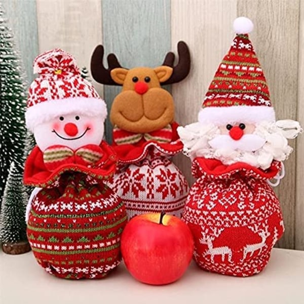Presentpåsar Julklappspåsar 3st Presentpåsar till jul style 1