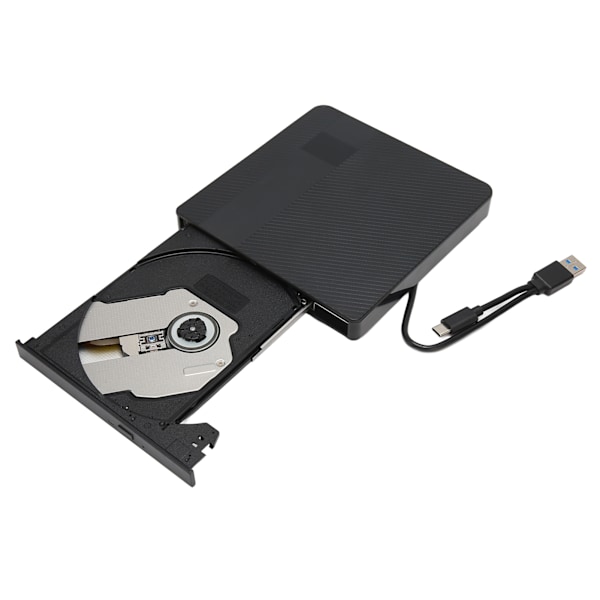 Ulkoinen DVD-asema USB3.0 Type C Universaali CD DVD RW -poltin Linuxille Windowsille OS X:lle Pöytätietokoneelle