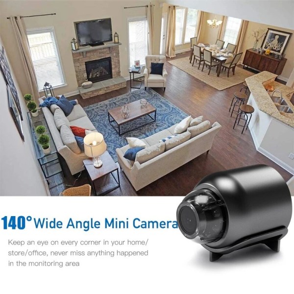 Wifi Smart Mini Camera Trådlös videokamera Video Röstinspelare