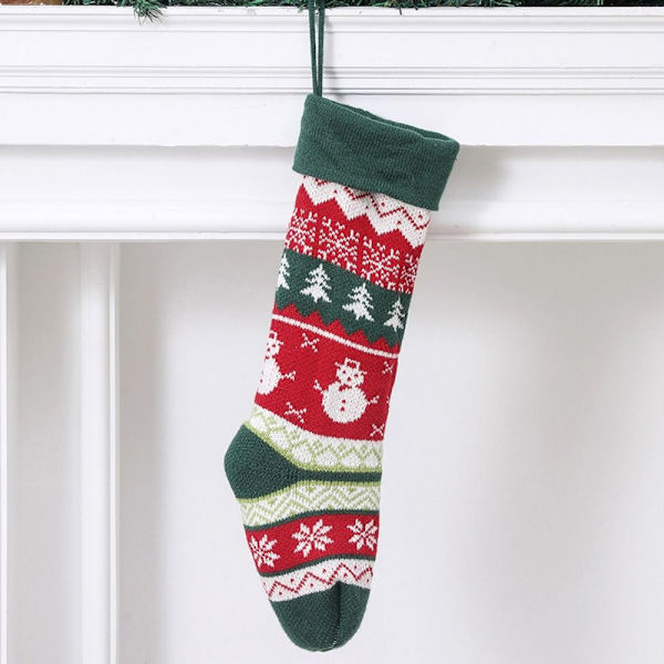 Stickade julstrumpor julklappspåsar 3
