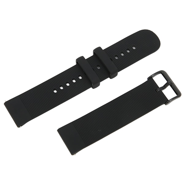 Justerbart silikonarmband för Amazfit GTS 3/GTS 3 PRO, andningsbart smartklockarmband, svart