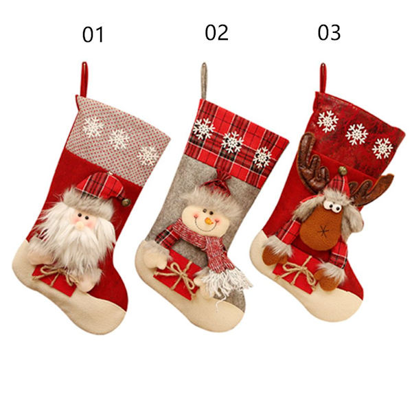 Julstrumpa dekorationssocka