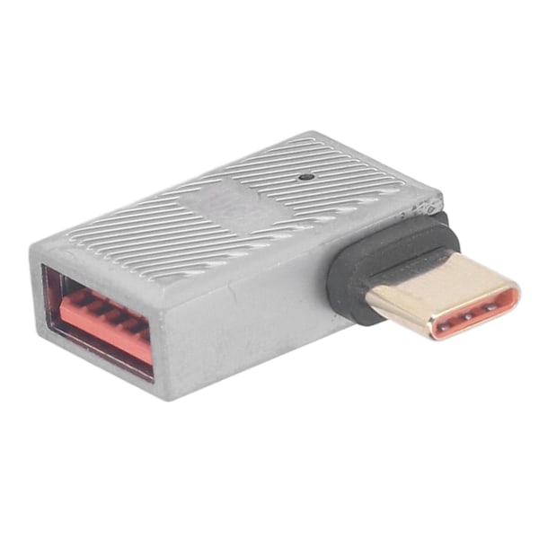 10GBPS 120W USB Hunn Til Type C Hann Adapter med Lys Sidebøy USB C til USB Adapter for Mobiltelefoner Laptoper PCer Ladere