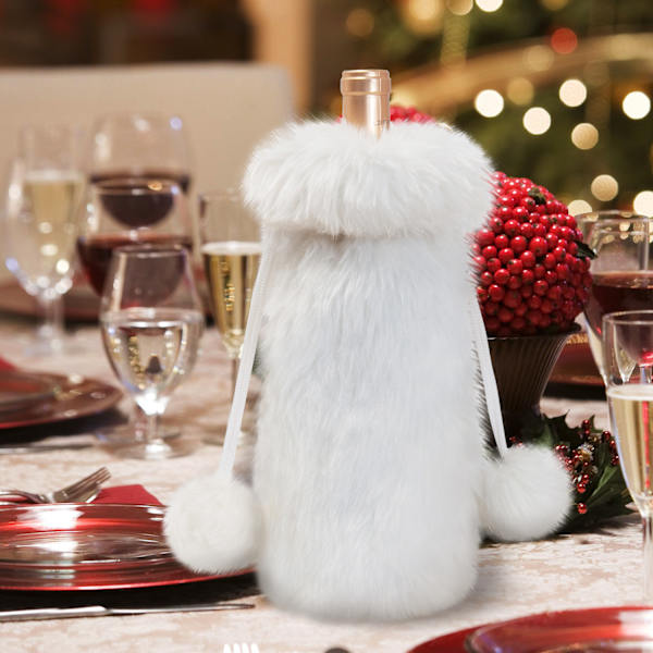 Jul nytt Champagne set Julvin set bord ornam