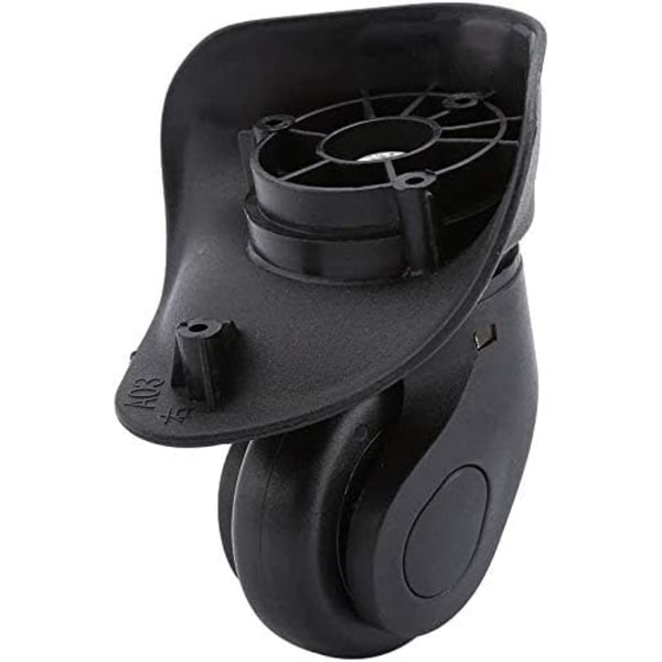 Ett par bagagebyteshjul Resväska Universal PVC-plastersättningshjul för vagn Resväska Trunk Box vagn - W041 Storlek