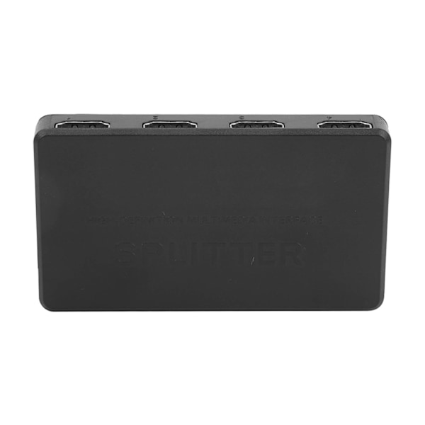 Video Splitter 1 Inn 4 Ut 4K 1080P Støttet Plug and Play Anti-Interferens HD Splitter for Stasjonær Datamaskin