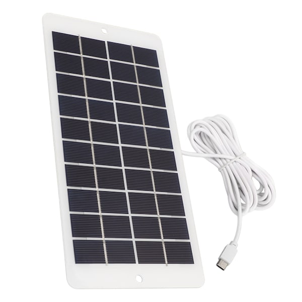 Solcellepanel Profesjonell Høyeffektiv Solcellelader for Telefonlader Dørklokke Overvåkingskamera 4.5W 5V