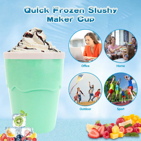 Slushy Cup Aluminium Slushie Cup, Frozen Magic Slushy Cup, Su