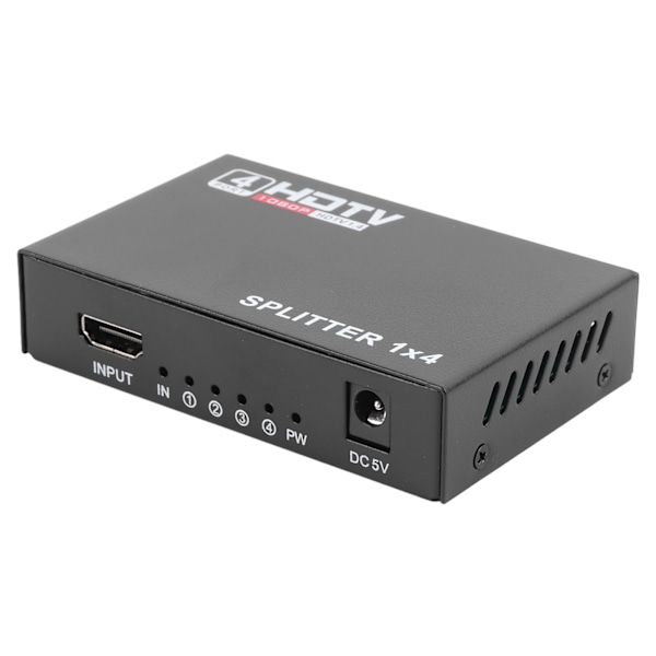 Video Splitter 1 In 4 Ut 1080P Stöds Plug and Play USB-driven Legeringsfodral HD-splitter för stationär dator