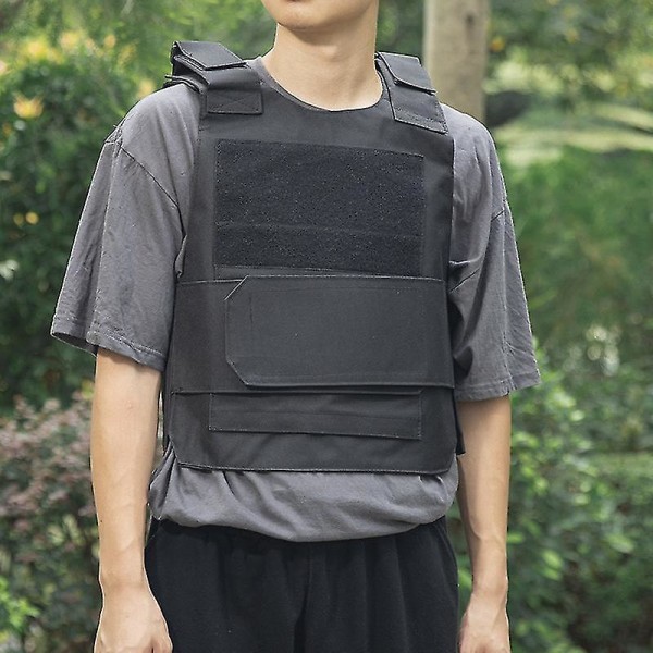 Tactical Army Vest Down Body Armor Plate Tactical Airsoft Carrier Vest black