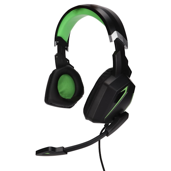 Gaming Over Ear Headset Spelhörlurar med Brusreducerande Mikrofon och Volymkontroll för PS4 för Xbox för Switch