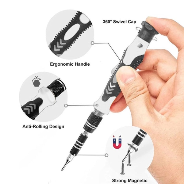 135 i 1 skrutrekkersett Mobiltelefon Laptop Klokker