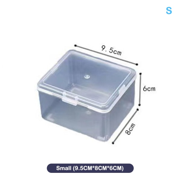 Flip Transparent Desktop torage Box LED trålkastare Förpackning Bo S