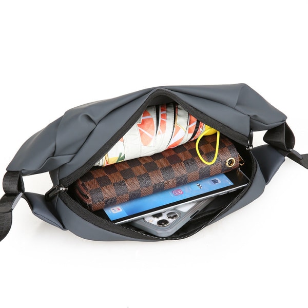 Män kvinnor Fanny Pack Midjeväska Mobiltelefon Herr Casual Fashion Sports Messenger Khaki Average size