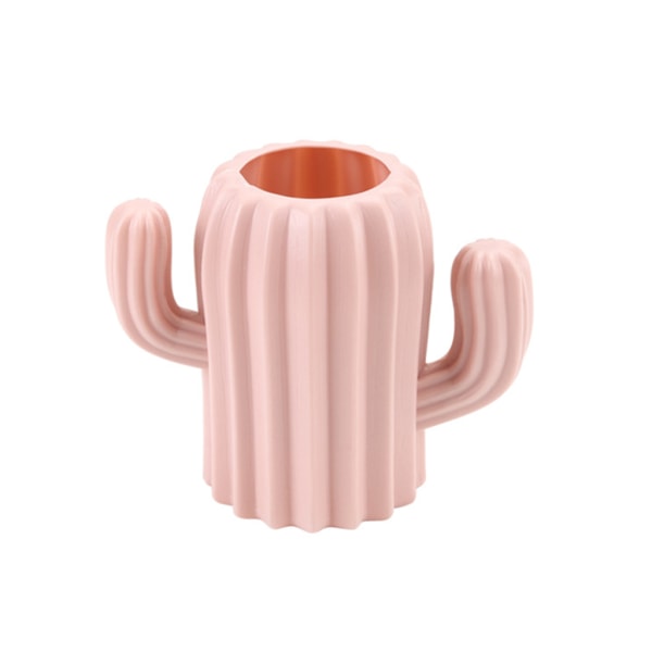 för Creative Cactus Desktop Organizer Blyertspenna Pennhållare Behållare Borstkruka Brevpapper Skolkontorsmaterial White