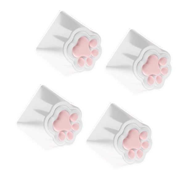 4 st Katttass Tangent Soft Silikon Ergonomisk Design Universella Anpassade Gaming Tangenter Mekaniska Tangenter