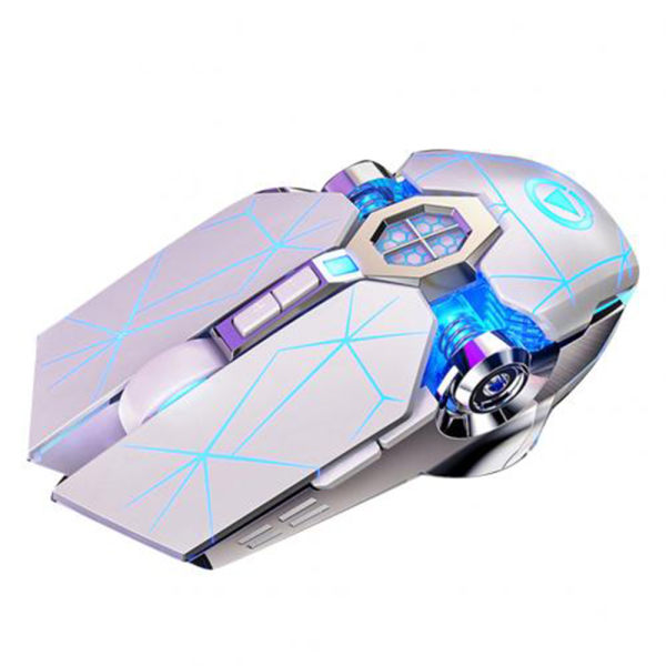 Ergonomisk Gamingmus (LED-belysning) white