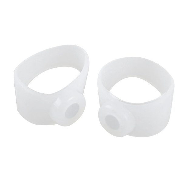 Blodsukkerkontrol tåring silikone magnetisk ring unisex