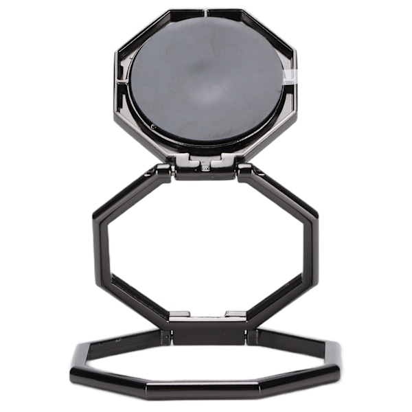 Telefon Ring Holder Roterbar Foldbar Magnetisk Speciel Form Fingerstøtte Stand Sort