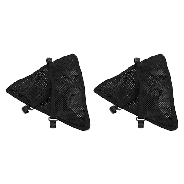 2 st Hopfällbart Runt Bord Meshväska Stretchig Nylon Camping Runt Bord Meshväska för Utomhus Hem