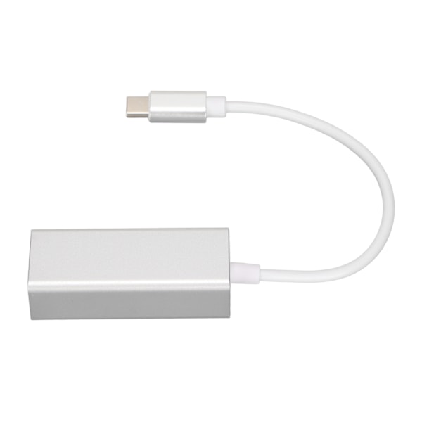 Ethernet-adapter USB C til RJ45 Ethernet Sølv Stabil Overføring Konverter for MacBook Pro for Galaxy S9/S8/Note 9 1000 MB