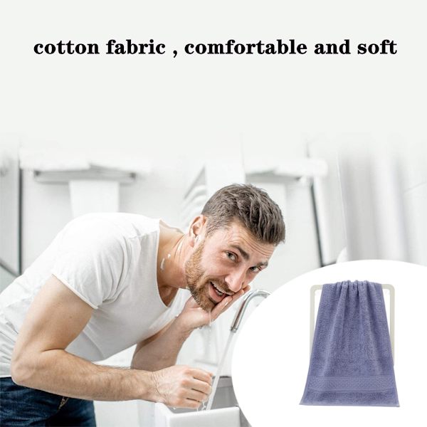 Håndkle i ren bomull | Grønn & Hvit | Sett med 4 Ultra Soft Combination 2