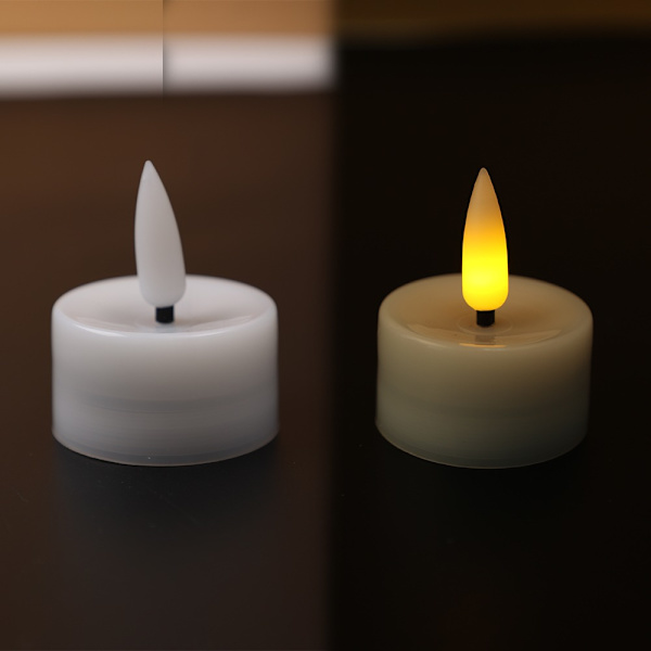 12 stk Flammeløse LED-lys Ellys VARM HVID VARM Warm white