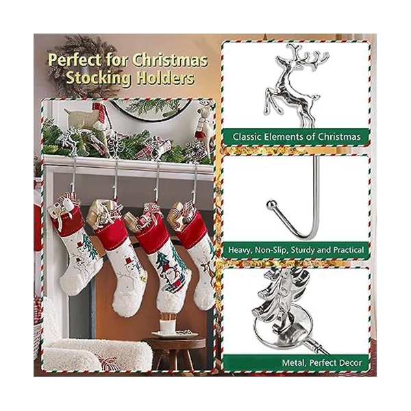 Kroker Julstrumpe Krok Juledekorasjon Tre Peis Krok Ornament Julekrok