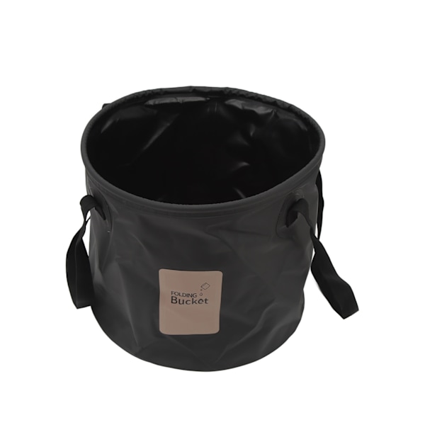 20L Portabel Campinghink PVC Vikbar Vattenhink Hög Kapacitet Hopfällbar Behållare för Utomhusaktiviteter Svart