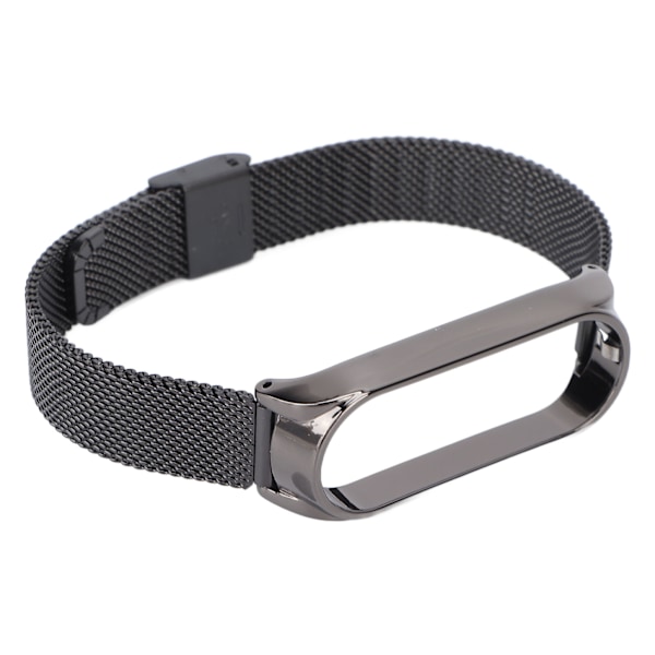 Metallarmband Kompatibelt för Xiaomi Mi Band 6 Smartwatch Ersättningsarmband Stålarmband Armbandsaccessoarer Svart