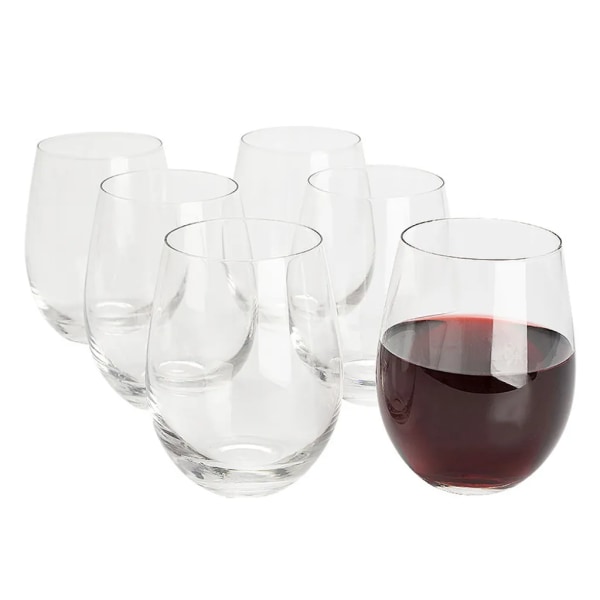 Set med 6 klara glas 535ml