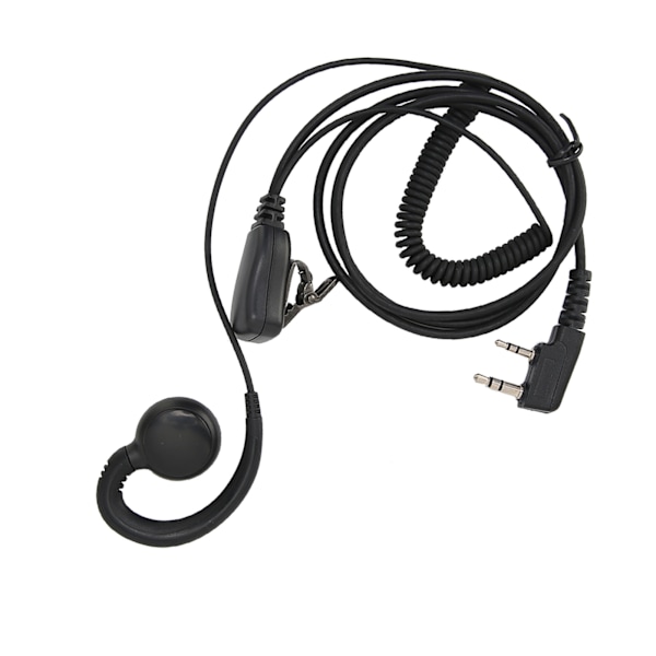Walkie Talkie Headset 180° Roterbar K Hoved Mikrofon Hovedtelefon til Baofeng UV‑5R Walkie Talkie