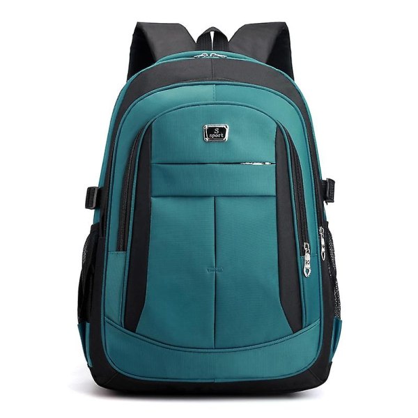 Tilbake til skolen Ryggsekk Menn Datamaskin Business Skuldervesker Mann Reise Fritid Student Laptop Ryggsekk Green