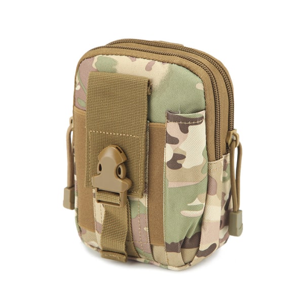 Män kvinnor Fanny Pack Midjeväska Bälte Myntväska 6-tums Mobiltelefon Militär Fan Taktisk Black 6-inch