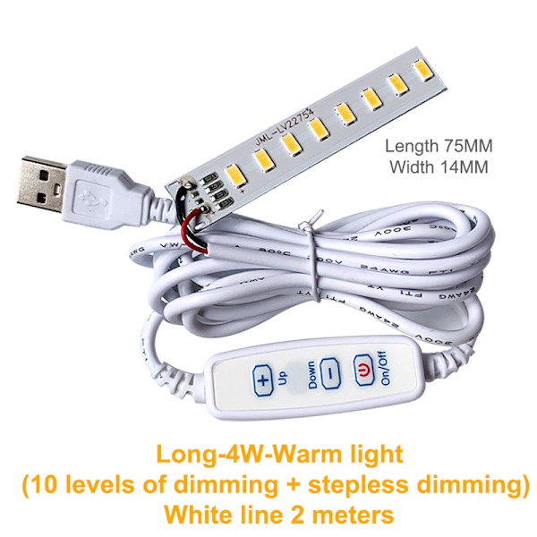 DC 5V Dæmpbar LED-chips SMD LED-lampe DIY Light Justerbar LED A18