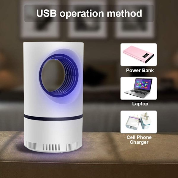 Tvåfärgad elektronisk Mosquito Zapper utomhus vattentät, fluga