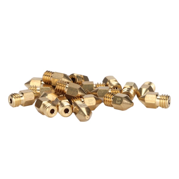 20 kpl MK8 Suutinsarja 1,75 mm M6 Kierre Kiillotetut Ekstruuderin Suuttimet Säilytyslaatikolla 3D-Tulostimen Vaihtoon 0,3 mm