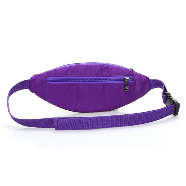 Mænd Kvinder Fanny Pack Taljetaske Sport Udendørs Tyverisikringslomme Rejser tætsiddende usynlig bæltebudbringer Rose Red 30*12*1