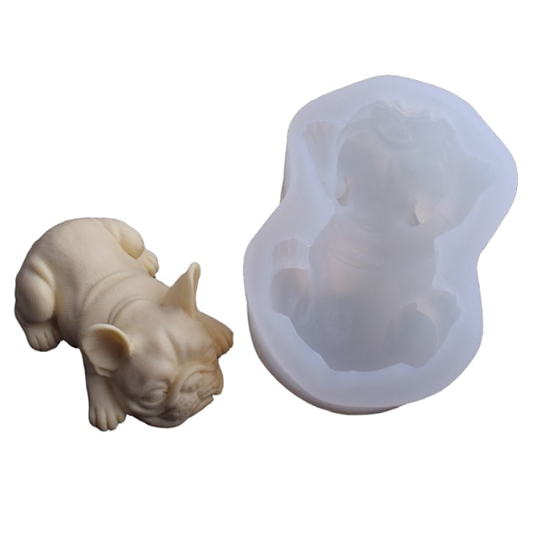 3d fransk bulldog form til at lave form DIY