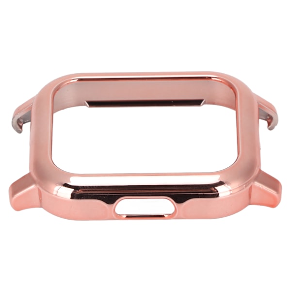 PC Deksel Beskyttelsesetui for Xiaomi Haylou Solar LS02 Smartklokke Plast Anti-fall Beskyttelsesramme Rose Rosa
