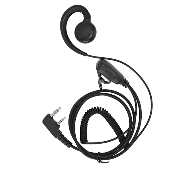 Walkie Talkie Headset 180° Roterbar K Huvud Mikrofon Hörlurar för Baofeng UV‑5R Walkie Talkie